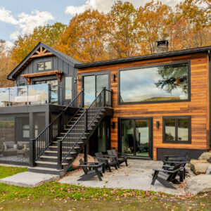 Lake Sunapee Lake House Remodel Exterior Back