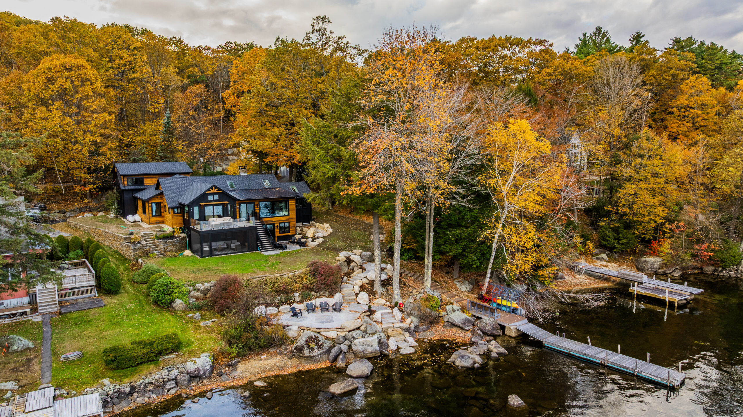 Lake Sunapee Lake House Remodel Exterior