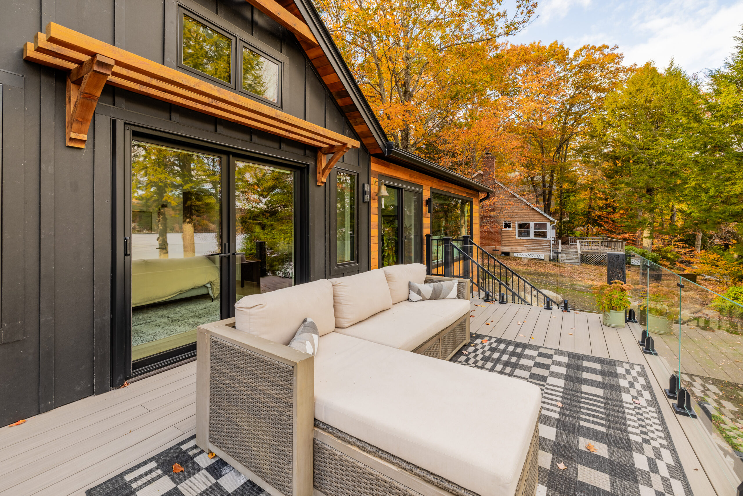 Lake Sunapee Lake House Remodel Upper Deck