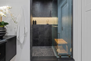 Lake Sunapee Lake House Remodel Walk In Shower