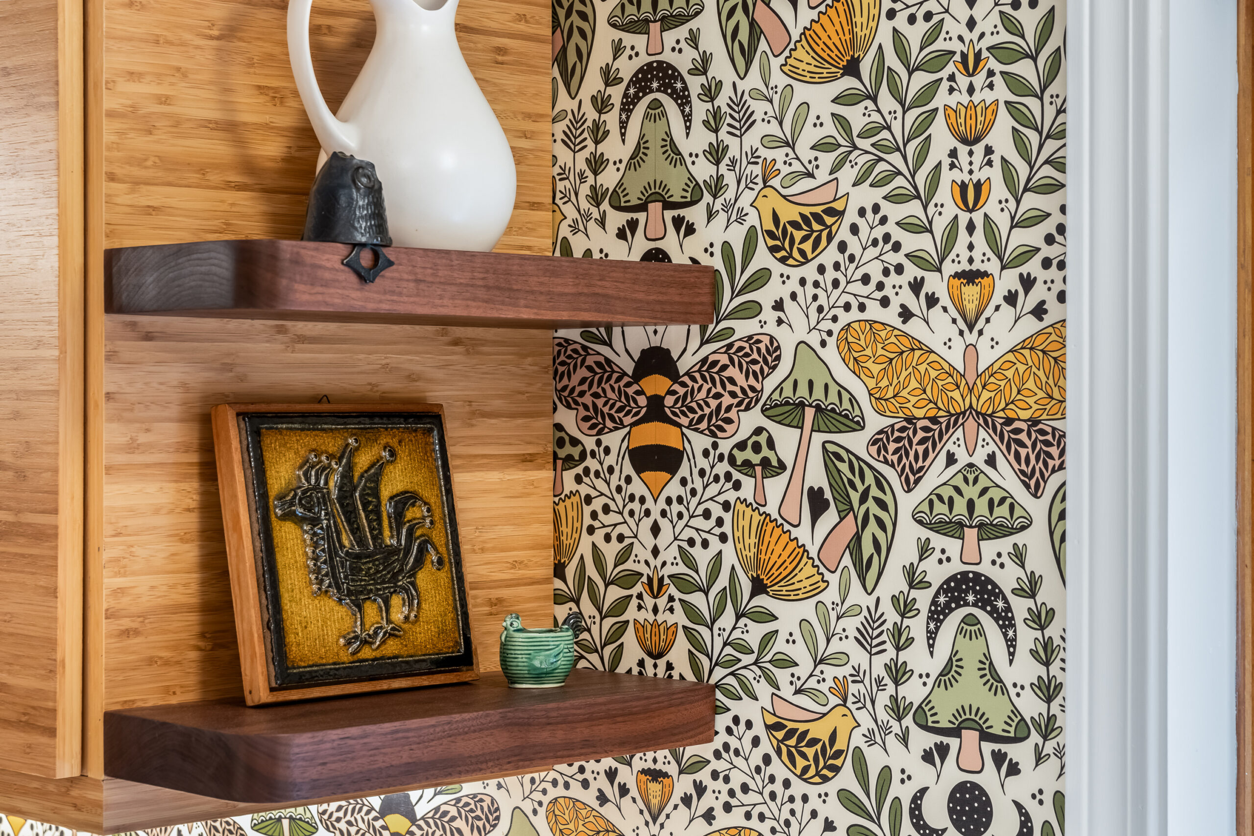 New London NH Kitchen Remodel Details and Shelving